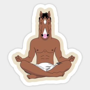 Bojack Meditation Sticker